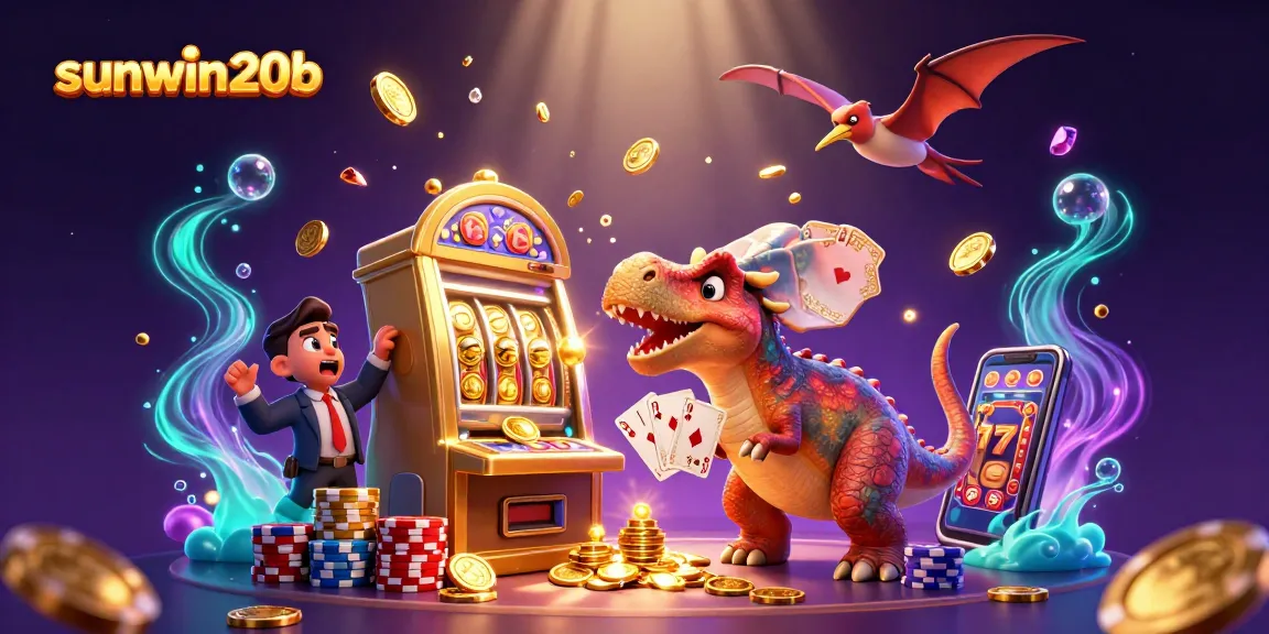 Experience the thrill at sunwin20b with a 3D pachycephalosaurus winning jackpots and coins